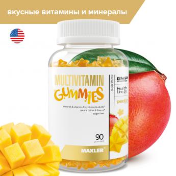 Multivitamin Gummies 90 жеват.пастилок Maxler