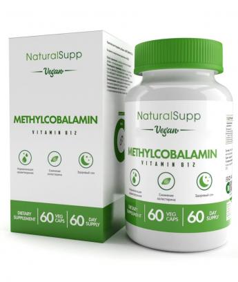 NaturalSupp, Витамин B12 (метилкобаламин), капсулы, 60 шт.