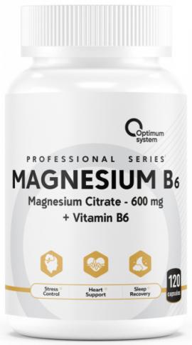 Optimum System Magnesium B6, 120 капс.