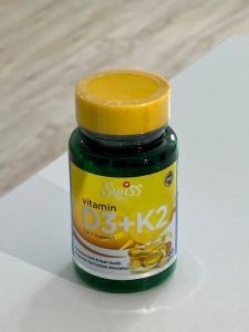 SwiSS D3+K2, 60 капсул D-3 5000 iu