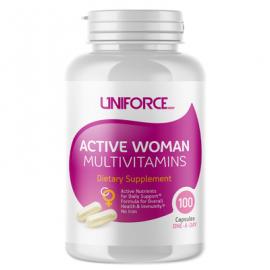 Uniforce Биодобавка Active Woman Multivitamins 100 капсул